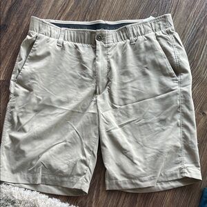 Men's Under Armour Tan Golf Shorts